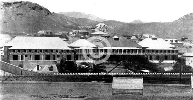 The Spanish-American War: the Brazilian Submarine Telegraph Company's Station..., Cape Verde, 1898. Creator: F. B. Foy.