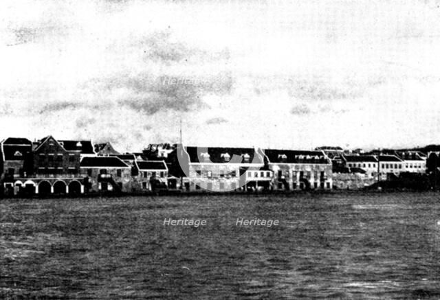 The Spanish-American War: the harbour, Willemstad, Curaçoa, 1898. Creator: Unknown.
