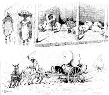 The Spanish-American War: the rainy season in Cuba, 1898. Creator: Carl Hentschel