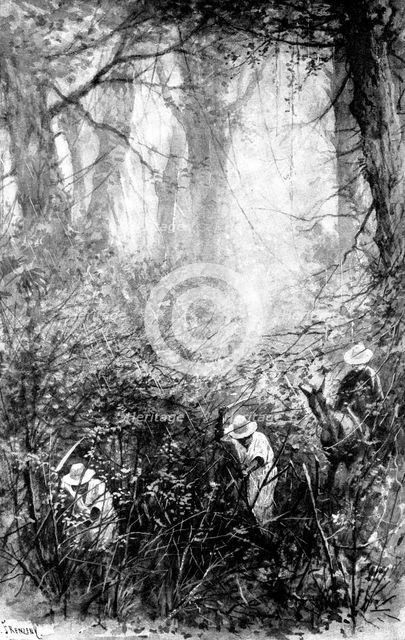 The Spanish-American War: the rainy season in Cuba - in the country, 1898. Creator: Unknown.