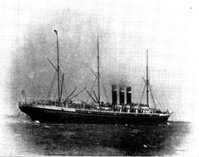 The Spanish-American War: US steam-ship Paris, 1898. Creator: G. West and Son