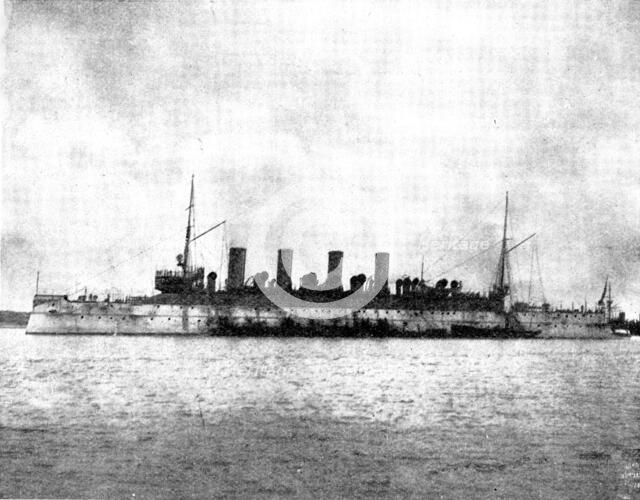 The Spanish-American War: US war-ships - Columbia, triple-screw cruiser, 1898. Creator: Symonds & Co.