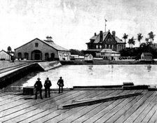 The Spanish-American War: views of Key West...Naval Department and Government Storage..., 1898. Creator: Unknown