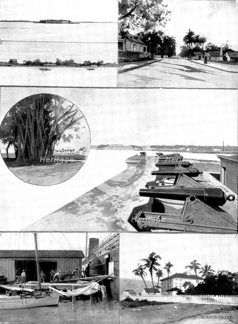 The Spanish-American War: views of Key West, the American Naval Station nearest to Cuba, 1898. Creator: Unknown.