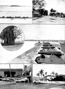 The Spanish-American War: views of Key West, the American Naval Station nearest to Cuba, 1898. Creator: Unknown