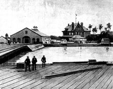The Spanish-American War: views of Key West...Naval Department and Government Storage..., 1898. Creator: Unknown