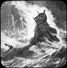 The Spanish Armada in a tempest, 1588 (late 19th or early 20th century(?))