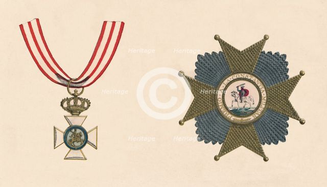 'The Spanish Order of St. Hermenegildo', c19th century. Artist: Unknown.