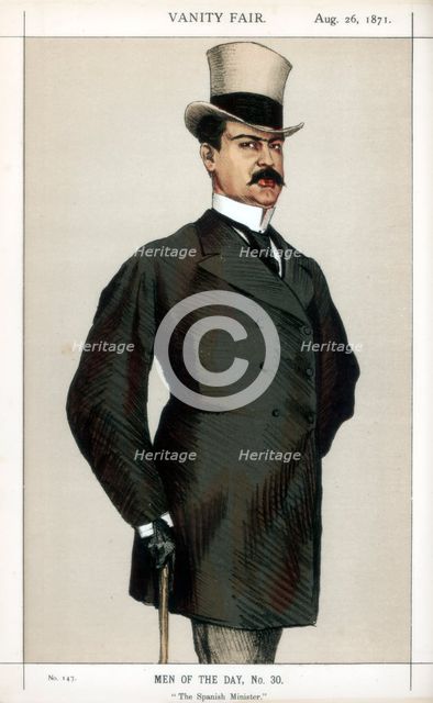 'The Spanish Minister', 1871.Artist: Coide
