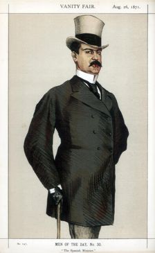 The Spanish Minister 1871.Artist: Coide