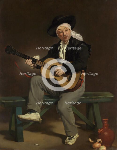 The Spanish Singer, 1860. Creator: Edouard Manet.