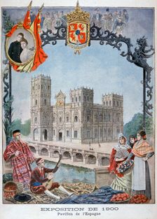 The Spanish pavilion at the Universal Exhibition of 1900, Paris, 1900