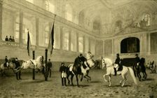 The Spanish Riding School, Vienna, Austria, c1935. Creator: Unknown