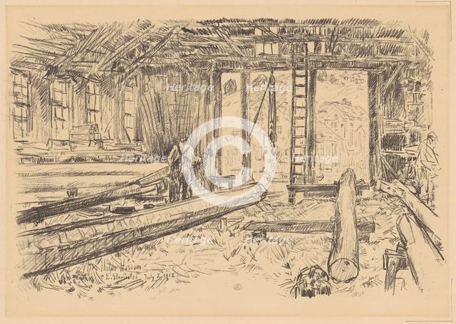 The Spar Shop, Gloucester, 1918. Creator: Frederick Childe Hassam.