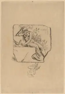 The Sparrow of Lesbie (Le moineau de Lesbie). Creator: Félicien Rops
