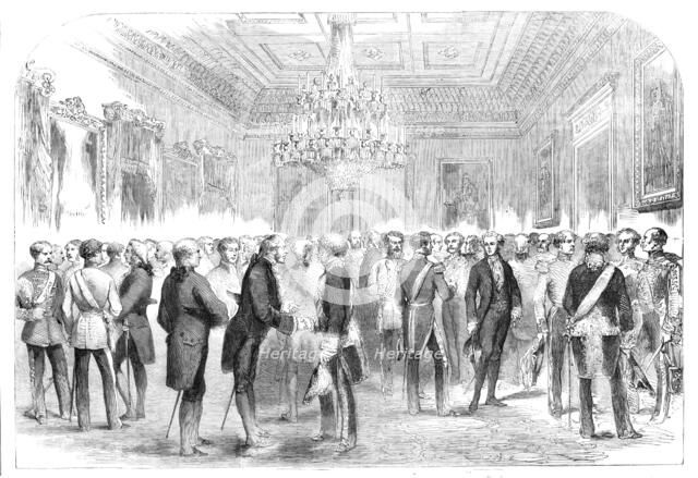 The Speaker of the House of Commons' Levee, 1857. Creator: Unknown.