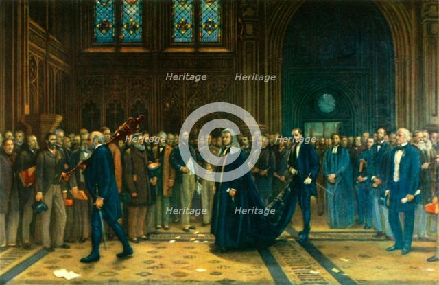 'The Speaker's Procession, 1884', (1947).  Creator: Francis Wilfrid Lawson.