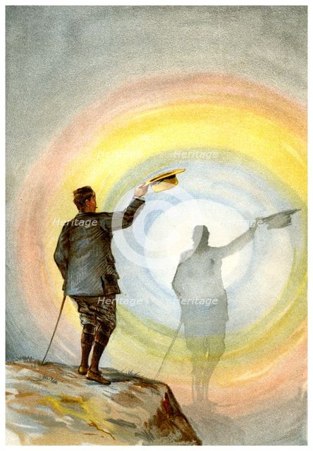 'The spectre and circular rainbow', 1898.Artist: FA Brockhaus