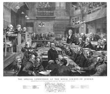 'The Special Commission at the Royal Courts of Justice 1888. Creator: Unknown