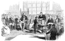 The Speech Day at Harrow School - Visit of Prince Albert and the Prince of Wales, 1854. Creator: Unknown