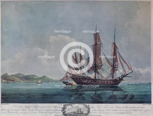 'The Speedy and El Gamo', c1802. Artist: Nicholas Pocock.