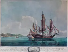 The Speedy and El Gamo c1802. Artist: Nicholas Pocock