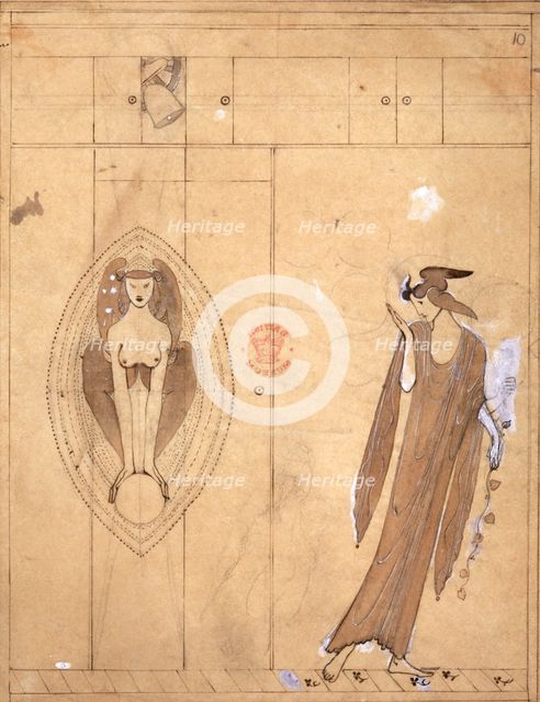 "The Sphinx" - a  poem, and four plays by Oscar Wilde, 1894. Creator: Charles S Ricketts.