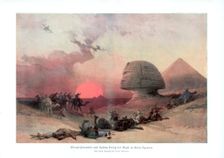 The Sphinx at Giza Egypt, 1840s, (1900)