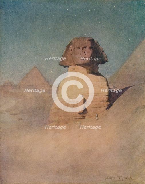 'The Sphinx by Moonlight', c1905, (1912). Artist: Walter Frederick Roofe Tyndale.