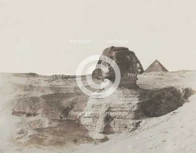 The Sphinx, c. 1853. Creator: John Beasley Greene (American, 1832-1856).