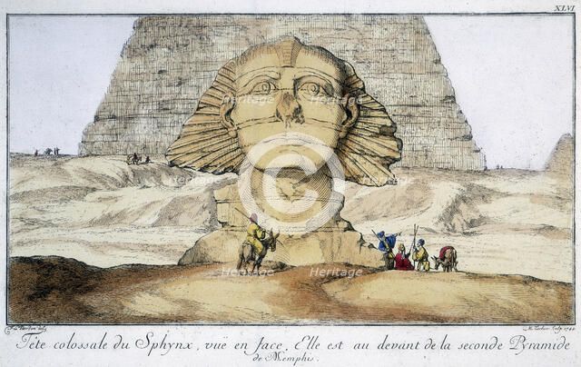 The Sphinx, Egypt, 1744. Artist: Unknown