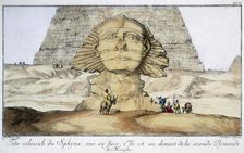 The Sphinx, Egypt, 1744
