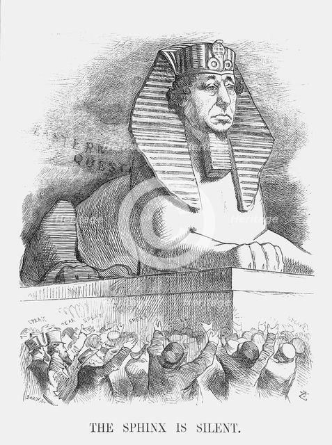 'The Sphinx is silent', 1876. Creator: Joseph Swain.
