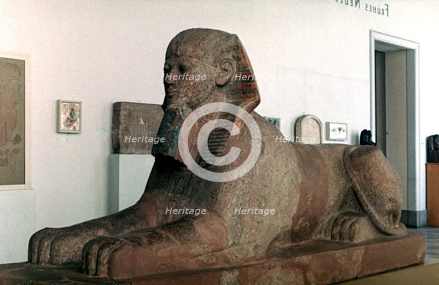 The Sphinx of the Queen Hatschepsut, 1450. Artist: Unknown