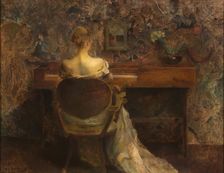 The Spinet, ca. 1902. Creator: Thomas W Dewing