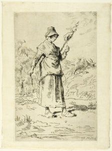 The Spinner, 1868–69. Creator: Jean Francois Millet