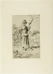 The Spinner, 1868–69. Creator: Jean Francois Millet