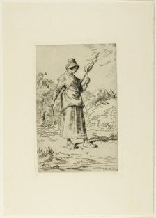 The Spinner, 1868–69. Creator: Jean Francois Millet