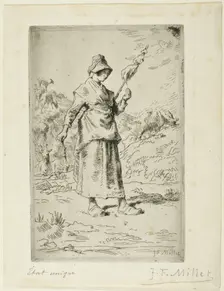 The Spinner, 1868–69. Creator: Jean Francois Millet