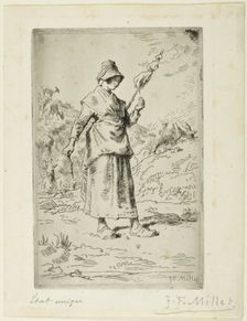 The Spinner, 1868–69. Creator: Jean Francois Millet