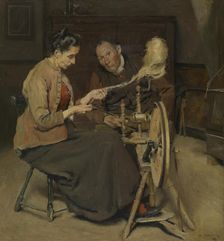 The Spinner, 1889. Creator: Charles Mertens