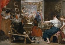 The Spinners, c1655. Creator: Diego Velasquez