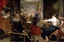 The Spinners painting by Diego Velázquez (1599-1660)