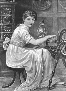 The Spinster, after Edwin Long, R.A. , 1891. Creator: Edwin Long