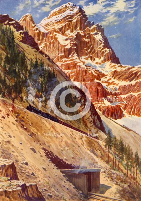 'The Spiral Tunnels on the Canadian Pacific Railway', c1948. Creator: Unknown.