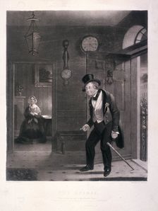 The Spirit. Thou comest in such a questionable Shape' 1845. Artist: James Scott