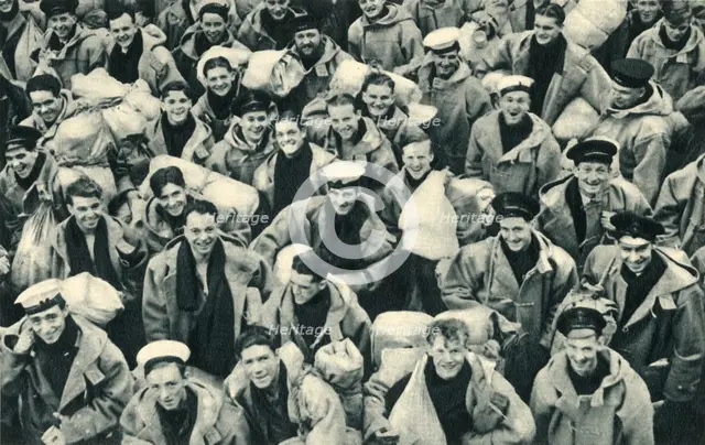 'The Spirit of the Ark', - sailors of the Royal Navy, c1942.  Creator: Unknown.