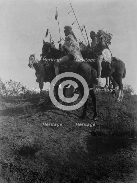 The spirit of the past-Apsaroke, c1908. Creator: Edward Sheriff Curtis.