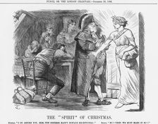 The "Spirit" of Christmas 1886. Creator: Joseph Swain