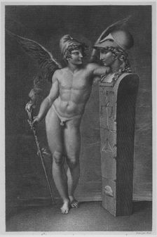 The Spirit of Liberty Establishes the Empire of Wisdom on Earth, after 1791. Creator: Jacques Louis Perée